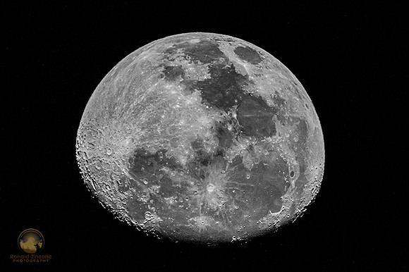 Gibbous Moon copyright ronaldzinconephotography
