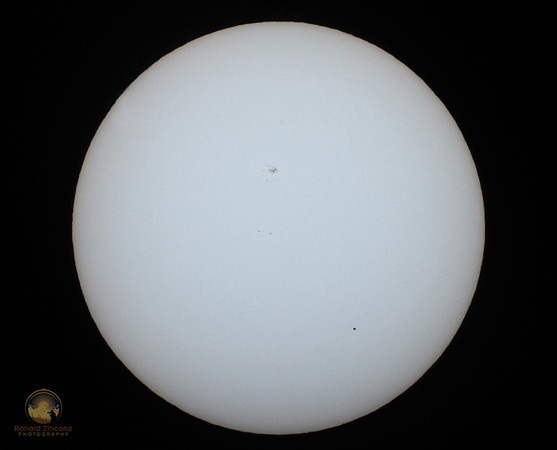 Mercury transits the Sun 5/9/16   Copyright ronaldzinconephotography