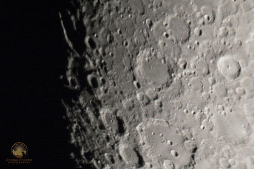 Clavius region and southern highlands Copyright ronaldzinconephotography