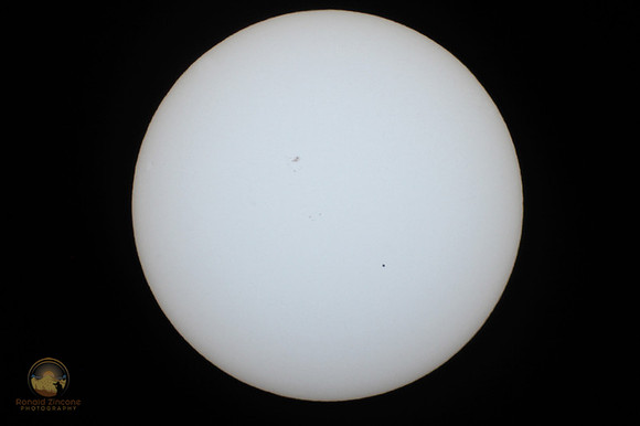 Mercury transits the Sun 5/9/16   Copyright ronaldzinconephotography