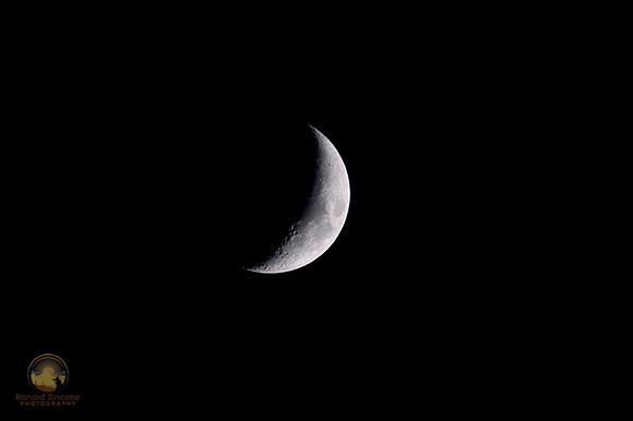 Crescent moon Copyright ronaldzinconephotography