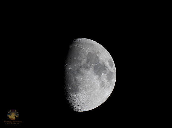Moon at prime focus, SW 120APO and 60Da  Copyright ronaldzinconephotography