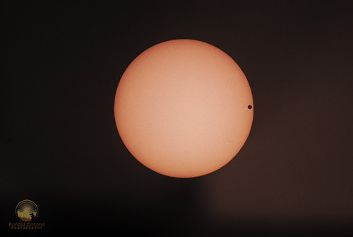 Venus transits the Sun 2004 Copyright ronaldzinconephotography