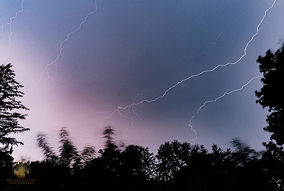 Lightning over North Kingstown copyright ronaldzinconephotography