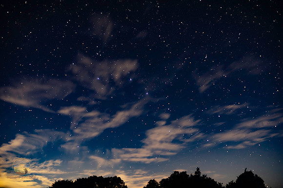 Ursa Major over frosty drew  copyright ronaldzinconephotography