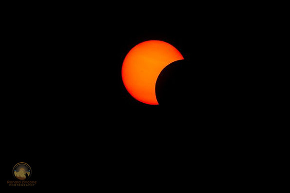 71.8% partial solar eclipse at NKTB.  copyright ronaldzinconephotography