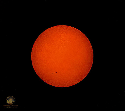 Sunspot AR2778 captured with Televue 60APO, Canon 6D.  copyright ronaldzinconephotography