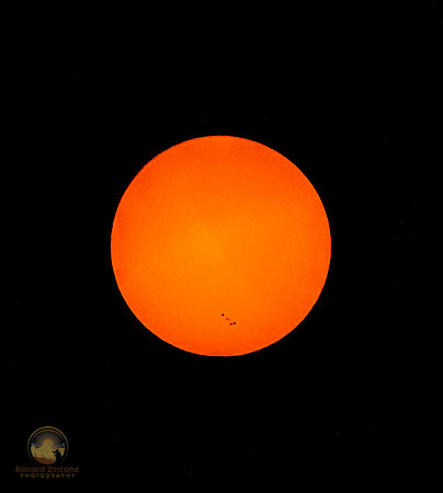 Sunspot AR2781 3X larger than earth.  Televue 60 APO, Canon 6D, copyright ronaldzinconephotography