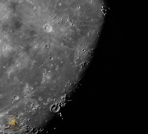 Gibbous moon with Copernicus copyright ronaldzinconephotography