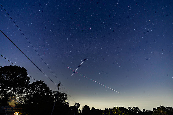 ISS Flyby over Borders Farm copyright ronaldzinconephotography