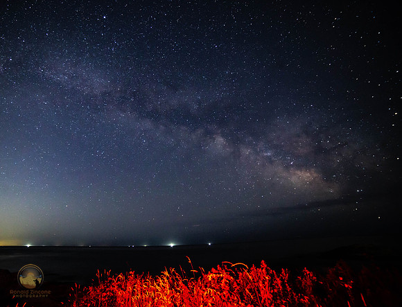 summer Milky Way over Black Point, RI copyright ronaldzinconephotography