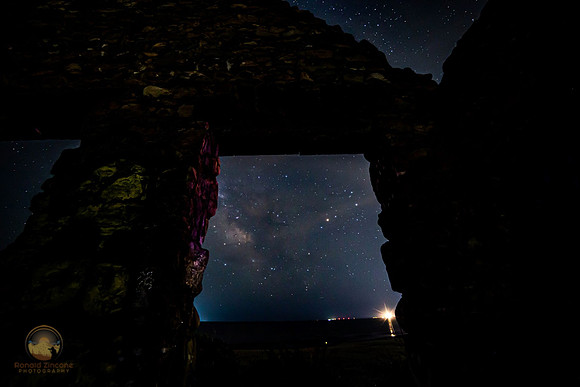 summer Milky Way over Black Point Ruins, RI copyright ronaldzinconephotography