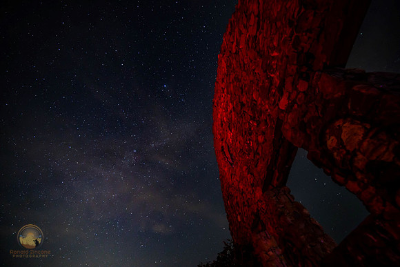 summer Milky Way over Black Point Ruins, RI copyright ronaldzinconephotography