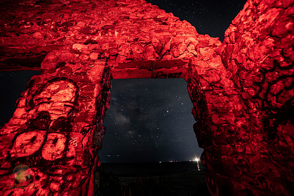 summer Milky Way over Black Point Ruins, RI copyright ronaldzinconephotography