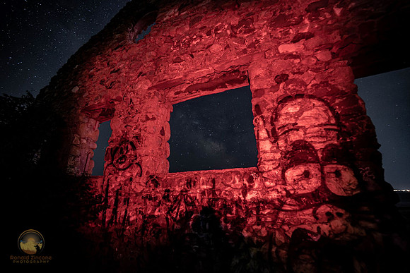 summer Milky Way over Black Point Ruins, RI copyright ronaldzinconephotography