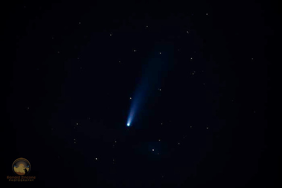 Comet NEOWISE at Shartner Farms, Exeter, RI 7/18/20 copyright ronaldzinconephotography