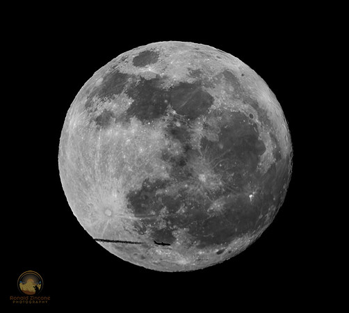 98% Full Moon with Jet copyright ronaldzinconephotography