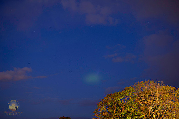 Barium vapor from Black Blant X11 rocket launch no4 copyright ronaldzinconephotography