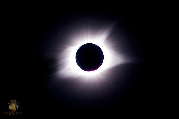 Total Solar Eclipse of 8/21/17 captured by my student - Joanna Moller.  Copyright Joanna Moller