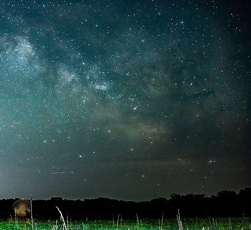 summer milky way over Trustom Wildlife Refuge copyright ronaldzinconephotography