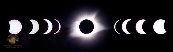 Total Solar Eclipse sequence   8/21/17   Copyright Joanna Moller