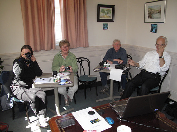 Class instruction at Art on Center, Fairhaven, MA