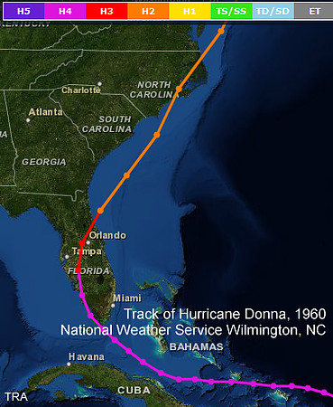 Wilmington, NC NWS track