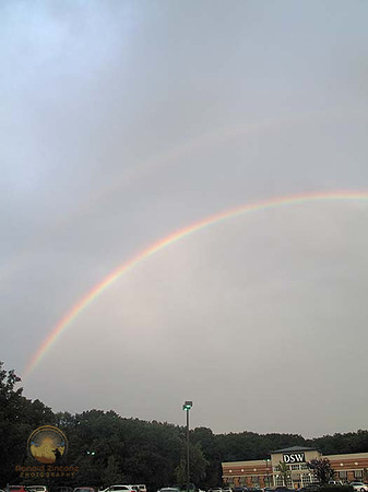 Double rainbow over Warwick, RI copyright ronaldzinconephotography