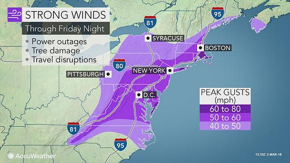 Bomb Cyclone of March 2, 2018