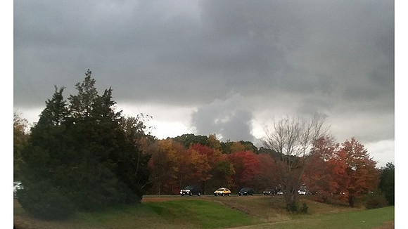 Storm clouds over I-295