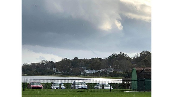 Possible water spout over Newport, RI