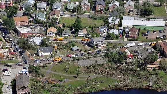 Springfield area buildings damaged by the tornado late Wednesday afternoon.