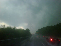 The sky at I-90 location over Sturbridge, MA @ 5:30 pm.