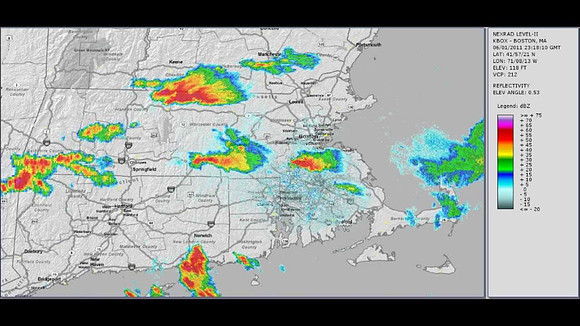Dopplar radar on June 1, 2011
