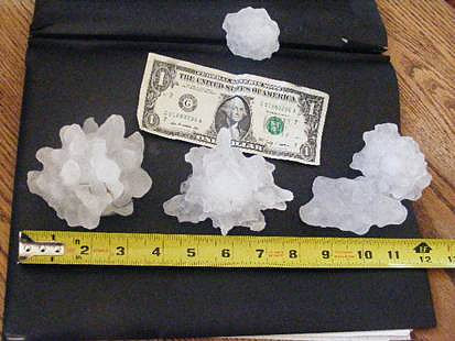Pictures of hail from Massachusetts and Vermont, including the hailstone being considered for a state record in Massachusetts (left) at nearly 4” in diameter.