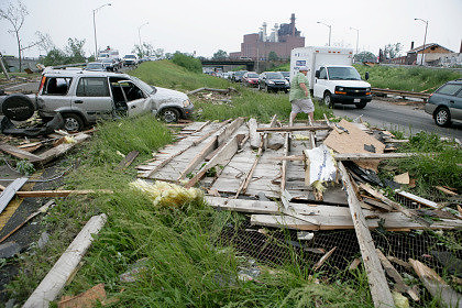 Springfield tornado damage