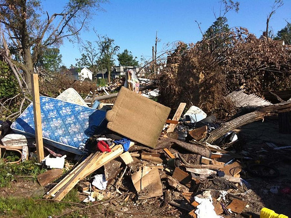 Bits and pieces of central Mass. homes and lives were strewn about storm's 39-mile path.