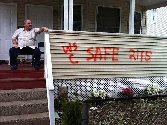 This house was marked as safe for habitation.