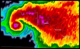 Springfield tornado radar