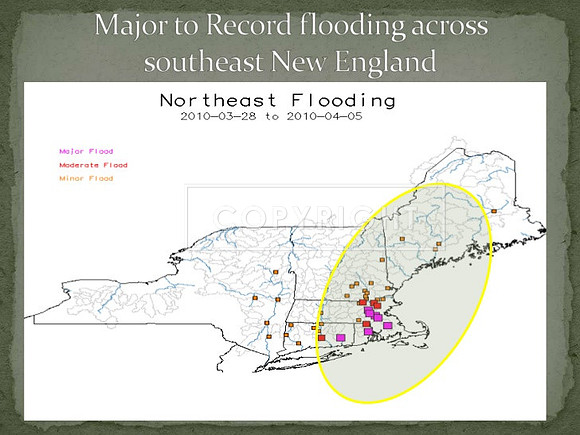 Major to Record flooding across southeast New England