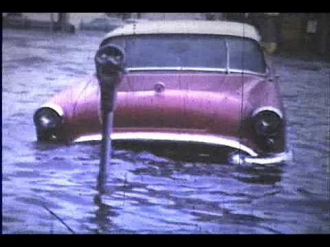Beach 133rd Street in Rockaway, NY flooded during Hurricane Donna on Sept. 12, 1960