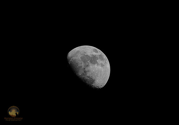 Gibbous Moon copyright ronaldzinconephotography