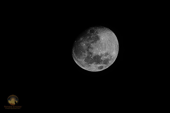 Gibbous Moon at frosty copyright ronaldzinconephotography