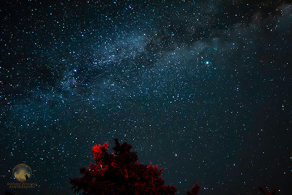 summer milky way over Bass Harbor Arcadia Maine copyright ronaldzinconephotography