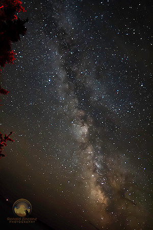 summer milky way with Mars over Bass Harbor Arcadia Maine copyright ronaldzinconephotography