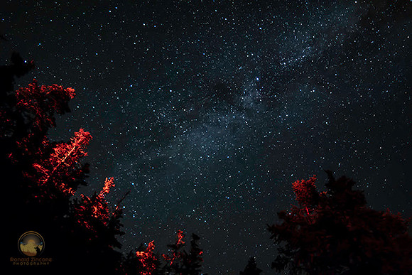 summer milky way over Bass Harbor Arcadia Maine copyright ronaldzinconephotography