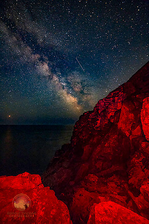 summer milky way over Otter Point, Arcadia, Maine copyright ronaldzinconephotography