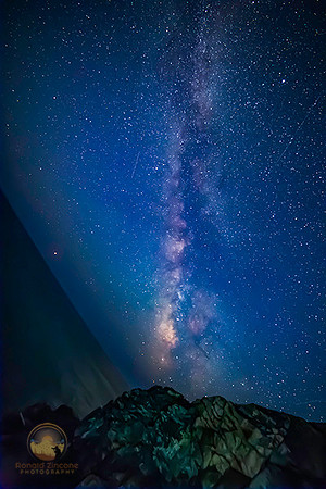 summer milky way over Otter Point, Arcadia, Maine  copyright ronaldzinconephotography