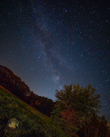 summer Milky Way over White Mountains, New Hampshire copyright ronaldzinconephotography