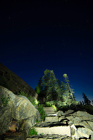 Ursa Major over Otter Point, Arcadia, Maine copyright ronaldzinconephotography